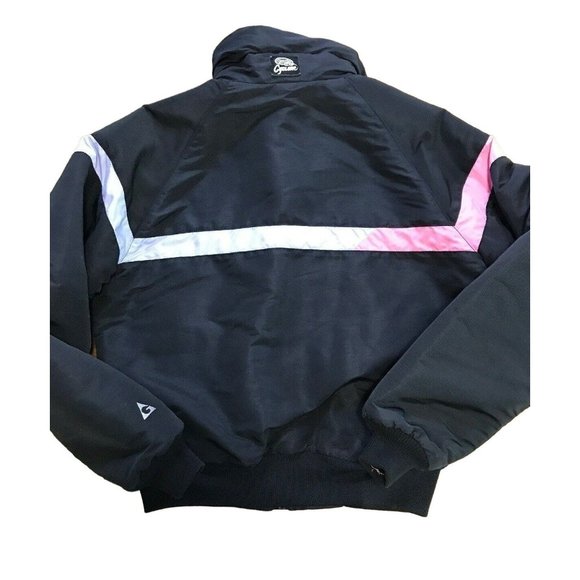 Gerry Black Pink Blue Women’s  Large L Coat Retro Jacket Cyclone Retro Vintage - Picture 11 of 12